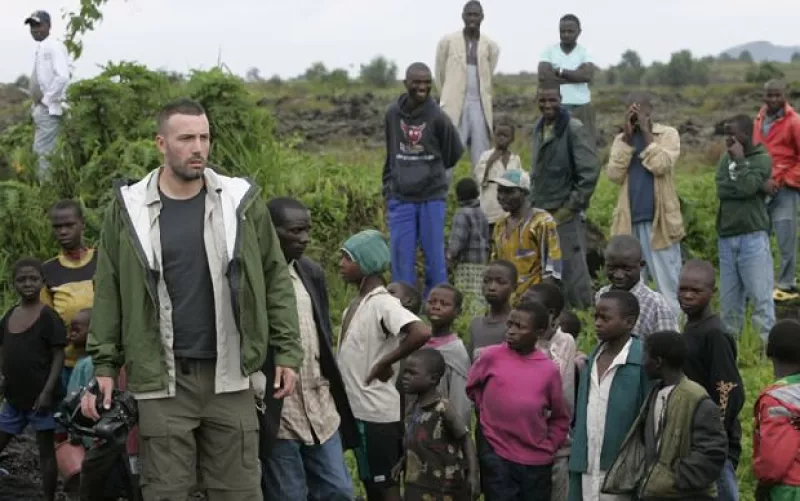 El actor visitó el país centroafricano por cuarta vez desde 2007 y también realizó un documental sobre sus problemas.