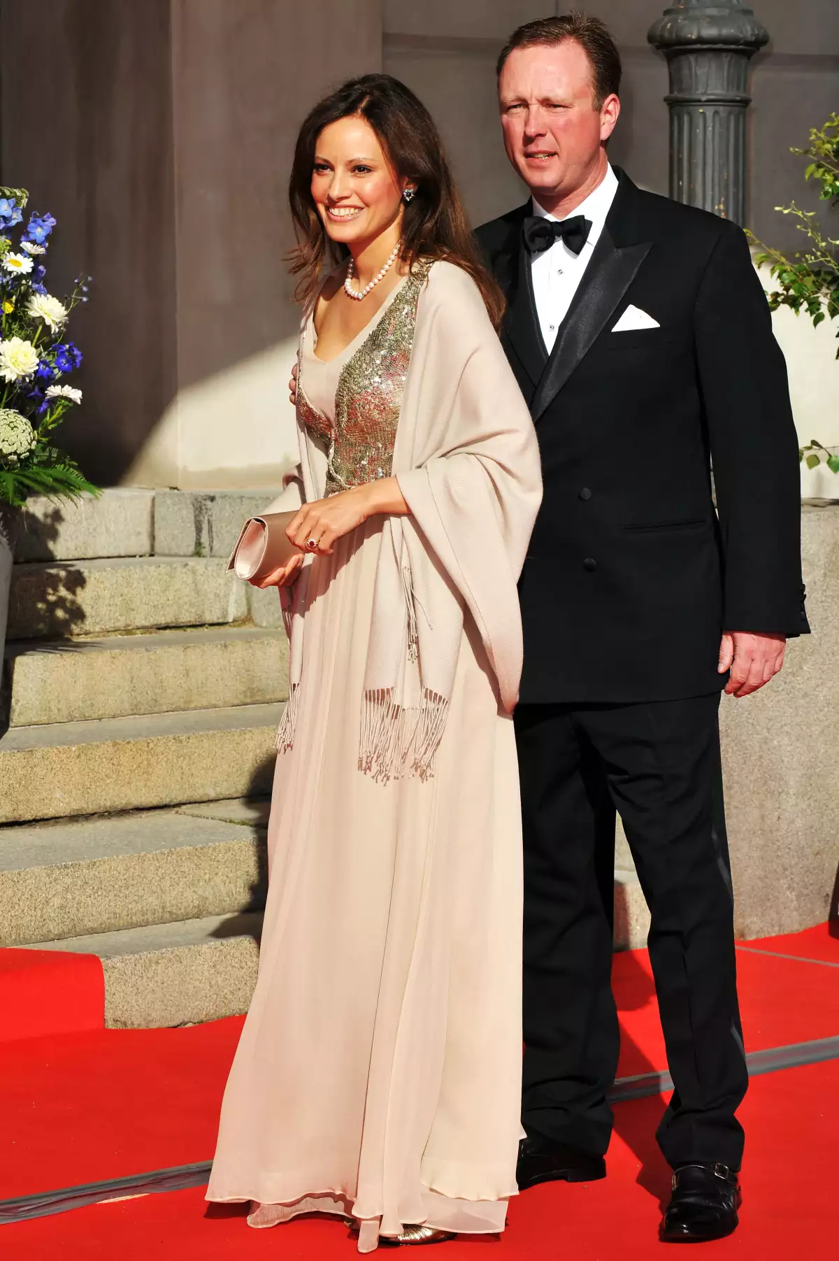 Príncipe Gustav Sayn-Wittgenstein-Berleburg y su novia, Carina Axelsson