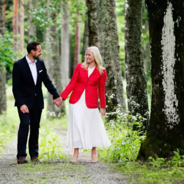 Haakon y Mette-Marit de Noruega.