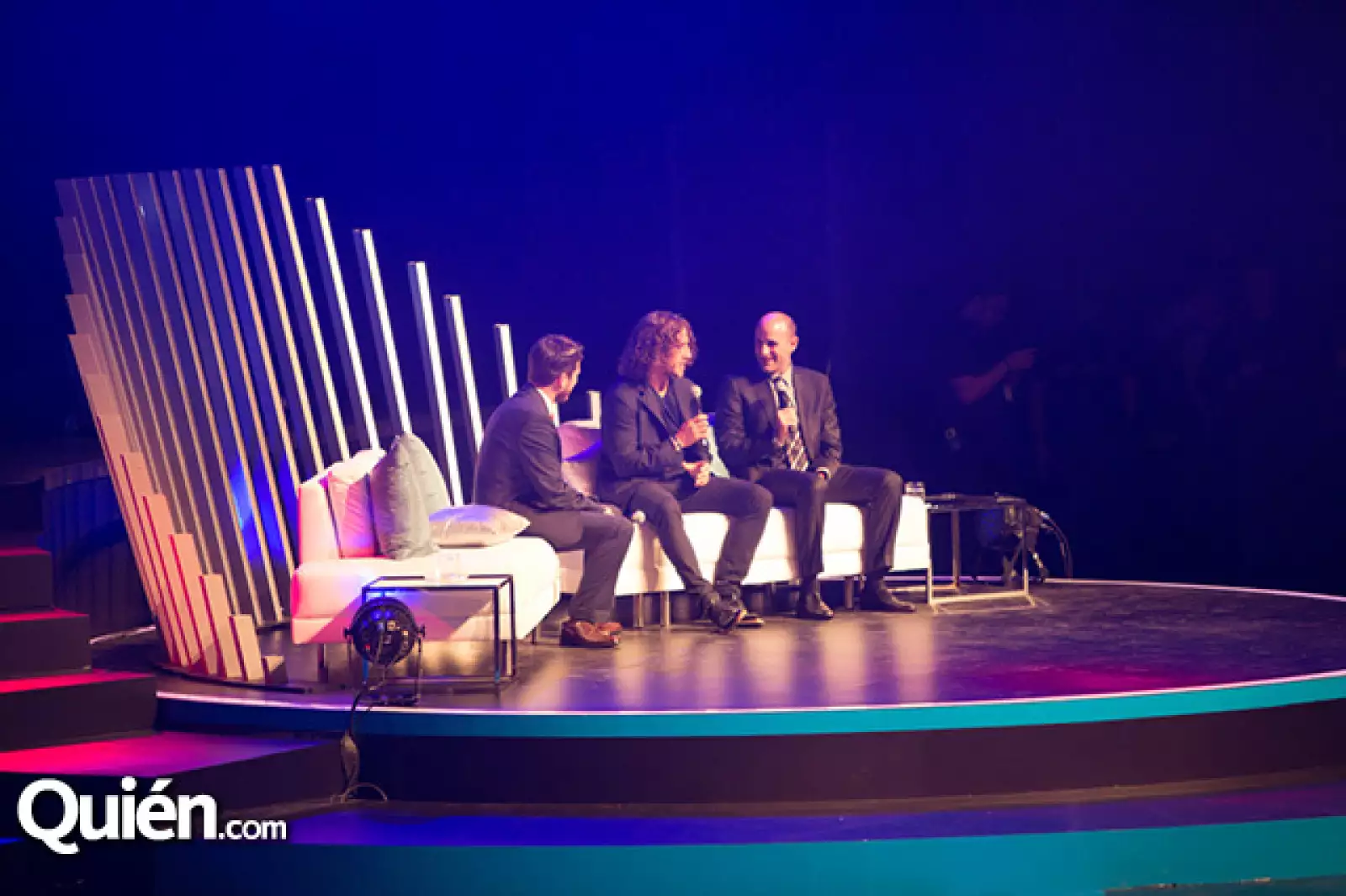 Carlos Puyol y Alberto Lati