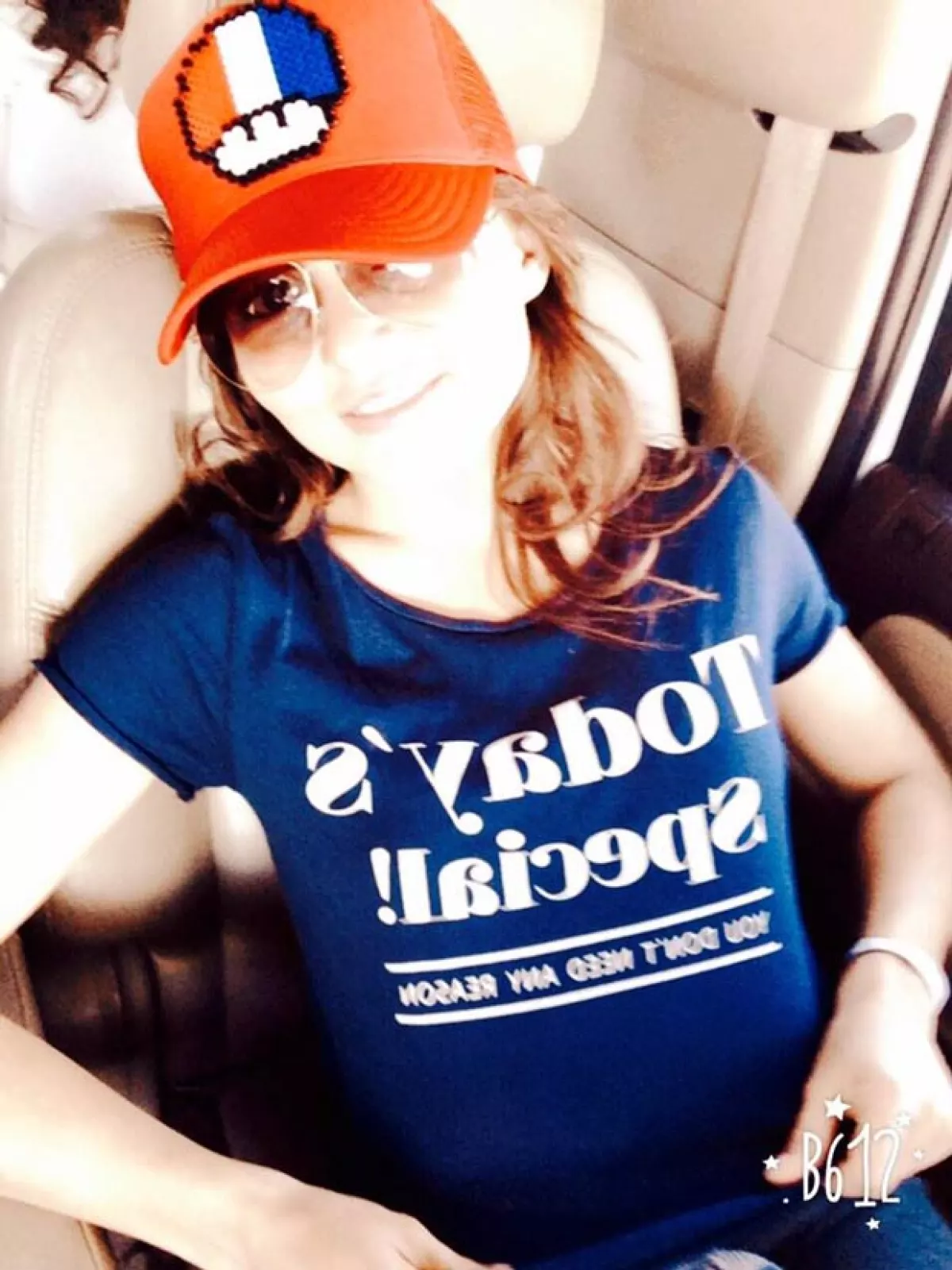 La fotografía de la actriz rumbo a Ciudad Juárez.