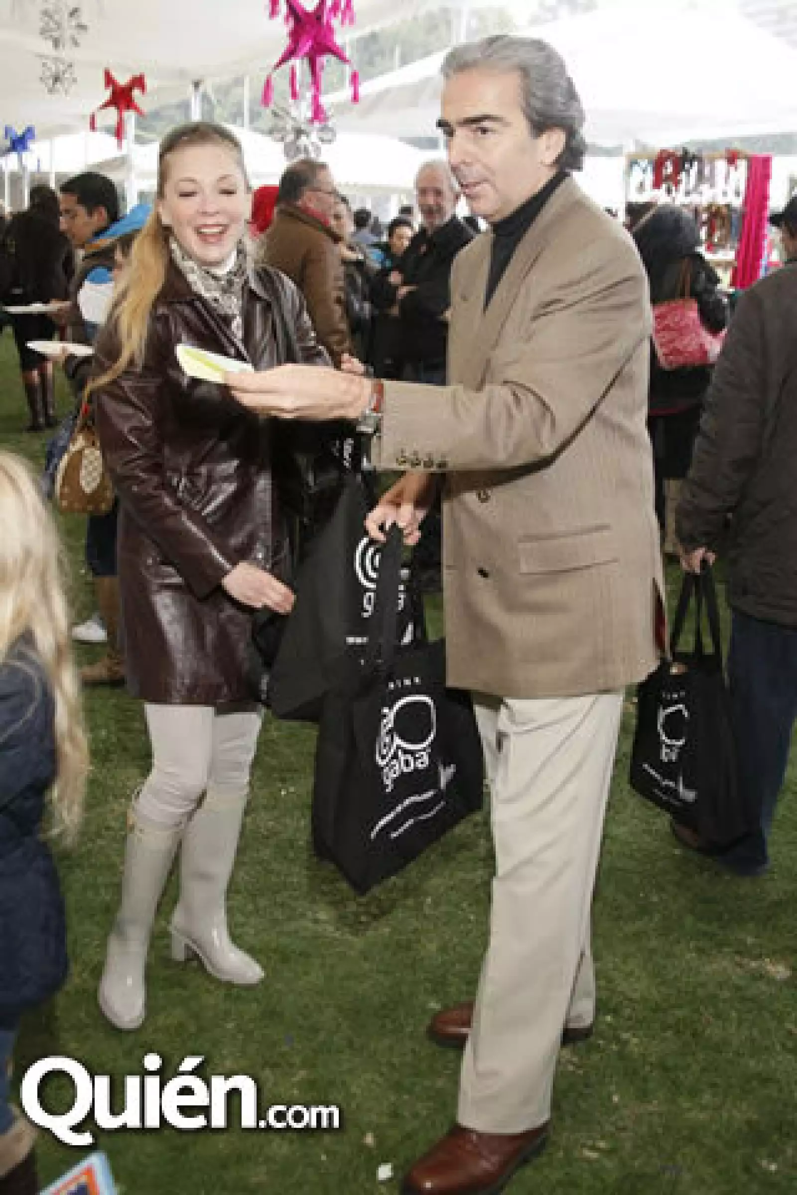 Edith González y Lorenzo Lazo