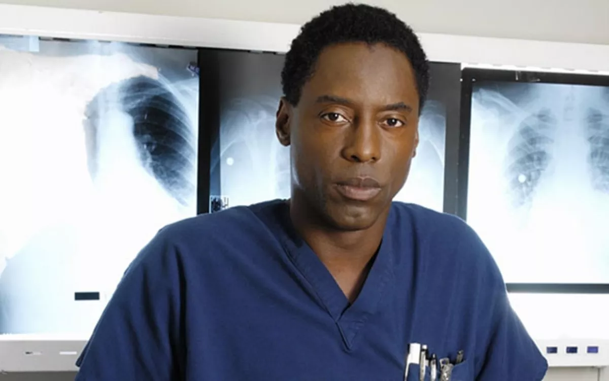 Isaiah Washington como apareció en Greys Anatomy.