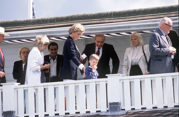 Dodi Al-Fayed, princesa Diana y príncipe William