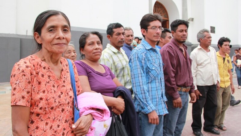 Indígenas tsotsiles Evangélicos en Chiapas