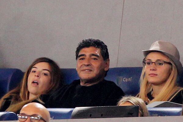 Maradona y Rocío Oliva