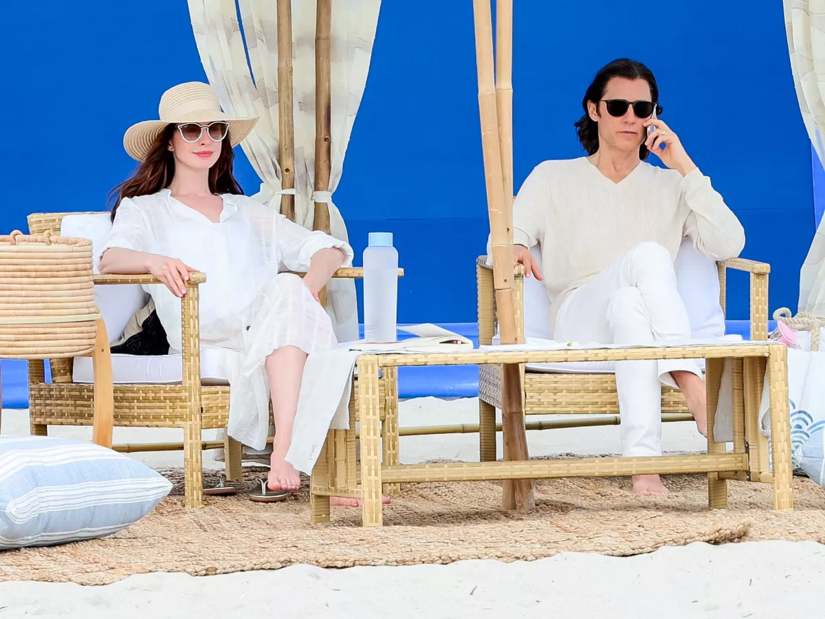 'WeCrashed' TV show on set filming, New York, USA - 16 Aug 2021