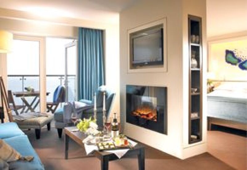 Un increíble acantilado es el marco de este lujoso hotel al sur de Dublín.
