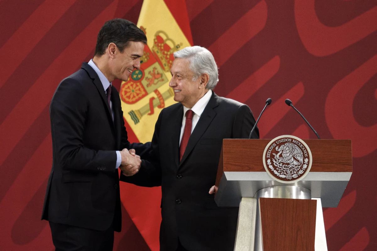 Pedro Sánchez y AMLO