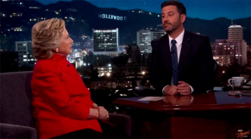 Hillary Clinton visitó el programa de Jimmy Kimmel el día de ayer y sólo tenemos una cosa que decir: ¡la amamos!
