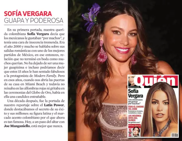 Sofía Vergara la bomba latina triunfa en el mercado anglosajón.
