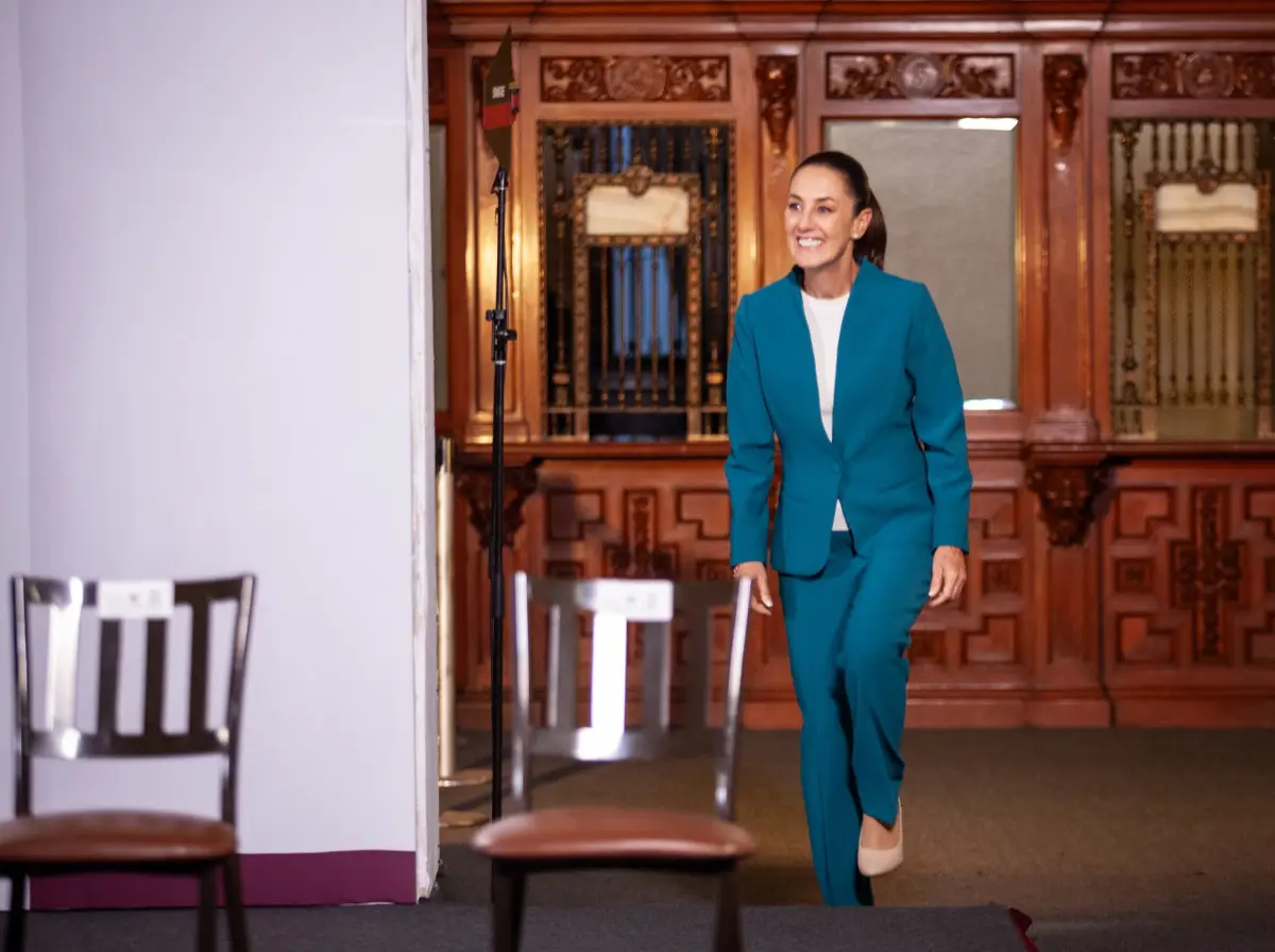 Claudia Sheinbaum ya vive en Palacio Nacional, ahí pasará Navidad y Año Nuevo 