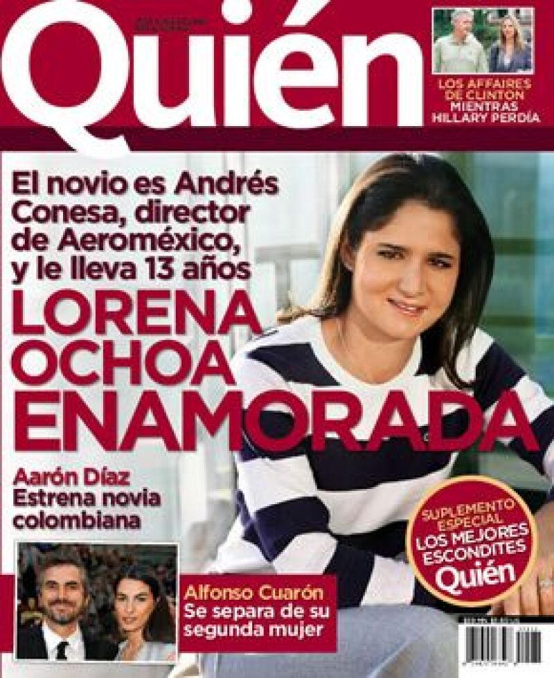La portada de la revista Quién en donde se dio a concer el noviazgo se publicó en junio del 2008.
