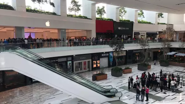 Así lucía la Apple Store de Santa Fe