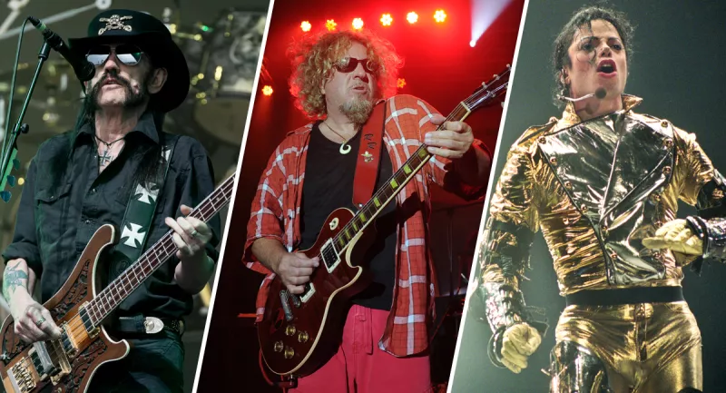 Lemmy Kilmister, Sammy Hagar y Michael Jackson