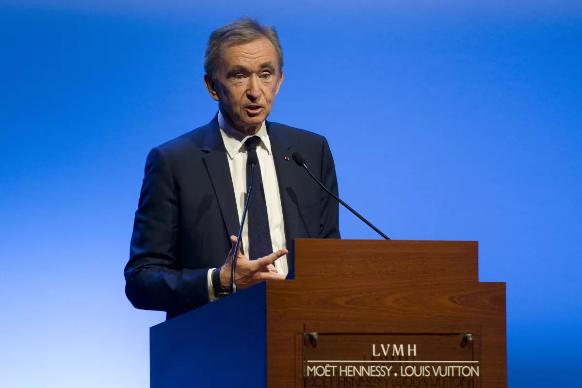 LVMH Annual Results Announcement, Paris, France - 25 Jan 2018
