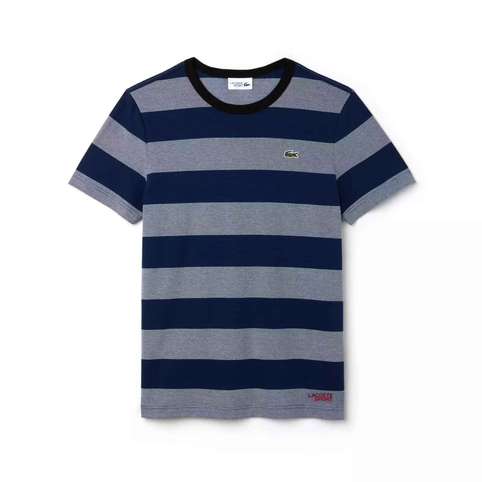 T-shirt con print de rayas
