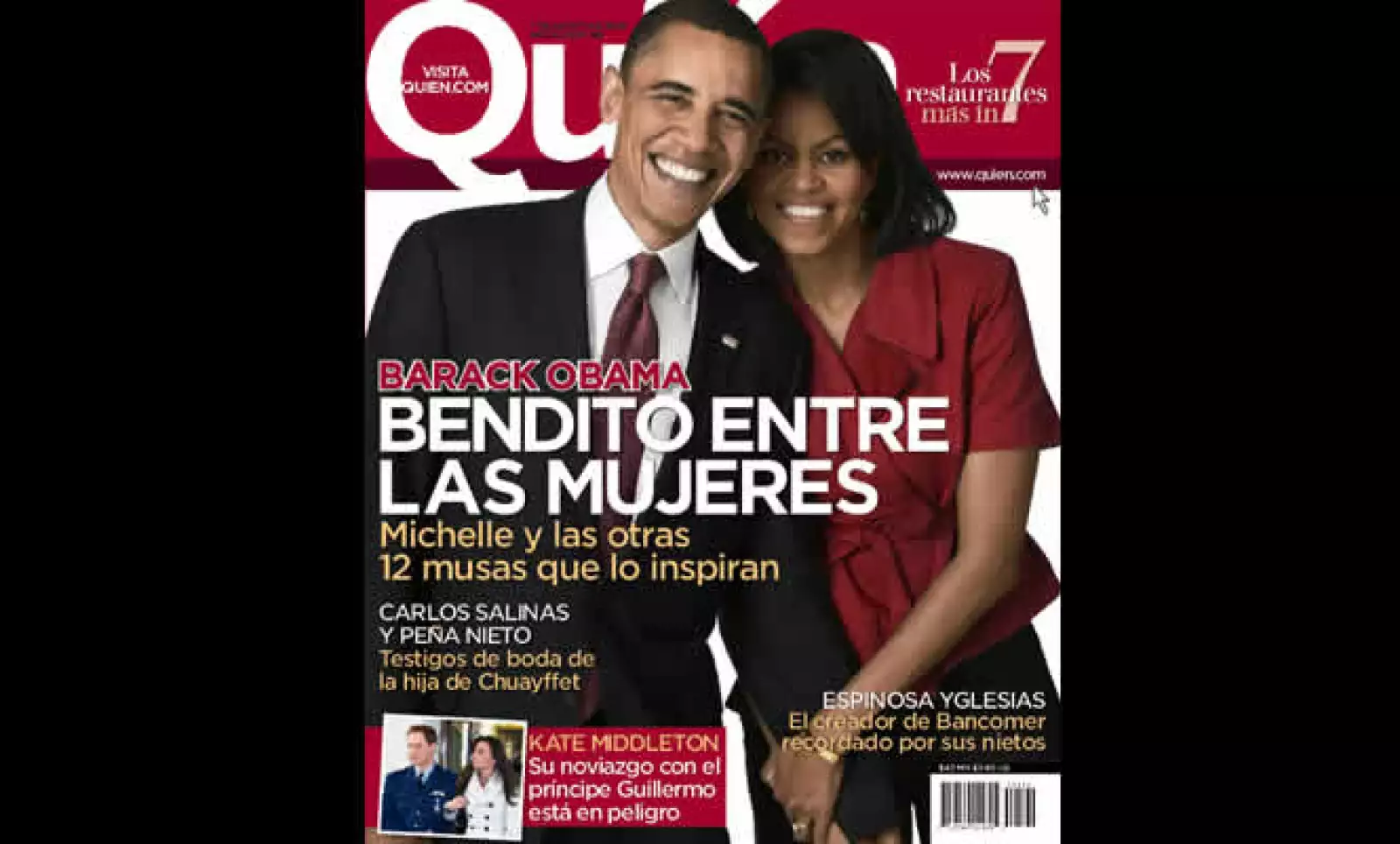 Barack Obama visitará Guadalajara el 9 y 10 de agosto para reunirse con sus homólogos de México y Canadá. La revista Quién publica en su edición de esta semana un repaso por las mujeres han sido clave en su vida. Conócelas.