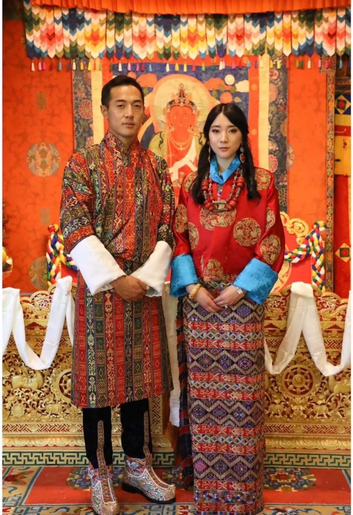  Dasho Thinlay Norbu y princesa Eeuphelma Choden Wangchuck