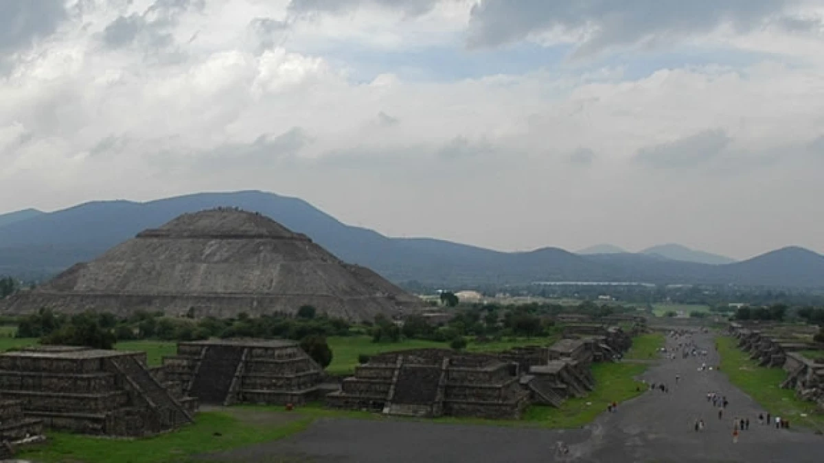 La ciudad prehispánica de Teotihuacán en el Estado de México, una de las zonas arqueológicas que serán protegidas por la UNESCO