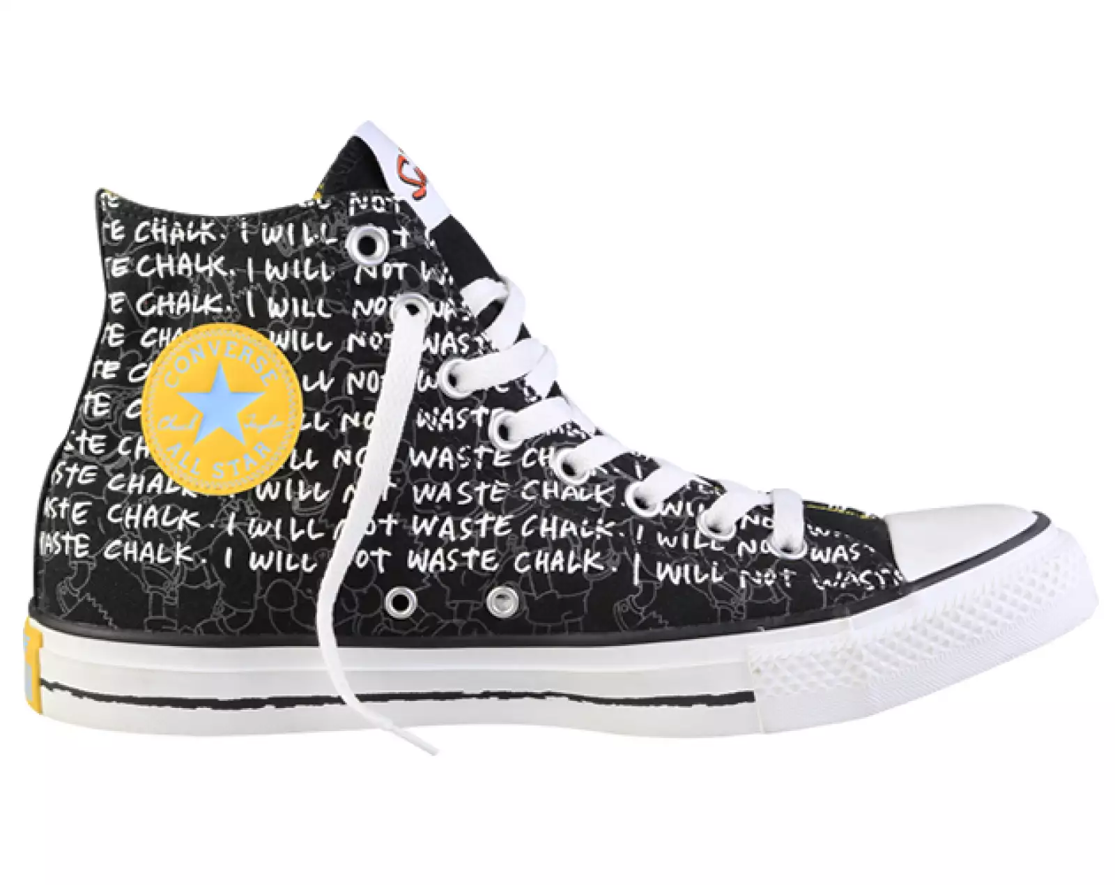 En esta mini colección podremos ver a Homero, Marge, Bart, Lisa y Maggie adueñarse de los famosos tenis.