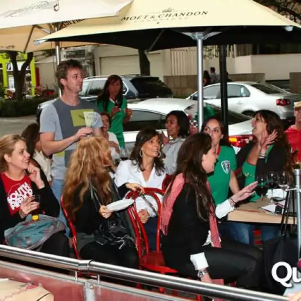 Ambiente Partido México Francia Polanco