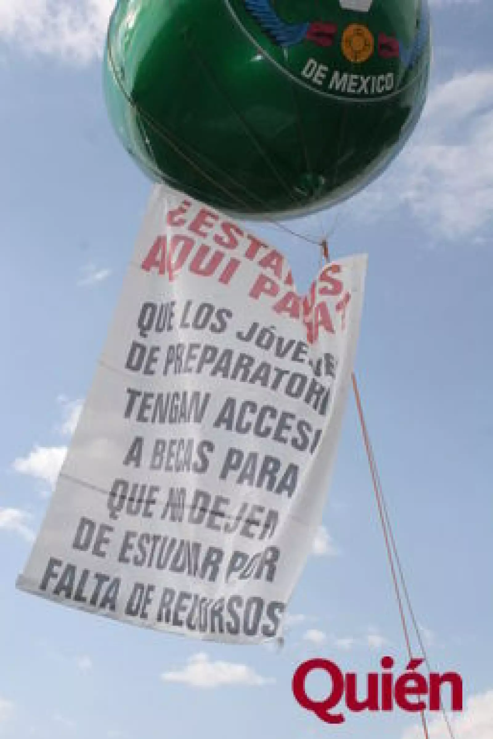 Globo aerostático del Partido Verde Ecologista de México