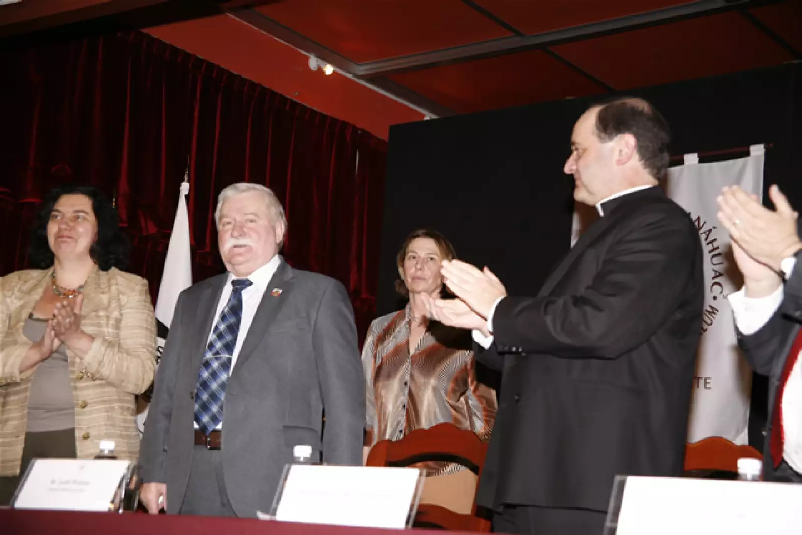 Lech Walesa en la Anáhuac