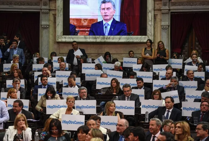 Mauricio Macri Argentina Parlamento 