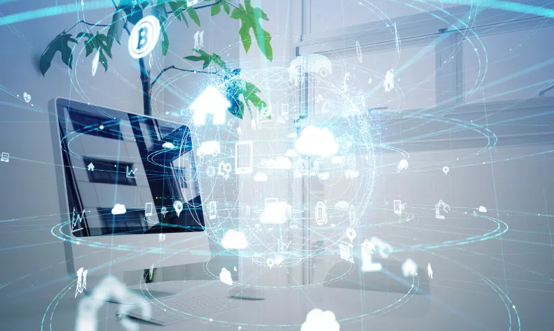 IoT (Internet of Things) concept.