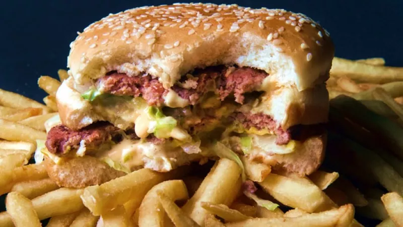 hamburguesa papas obesidad infantil