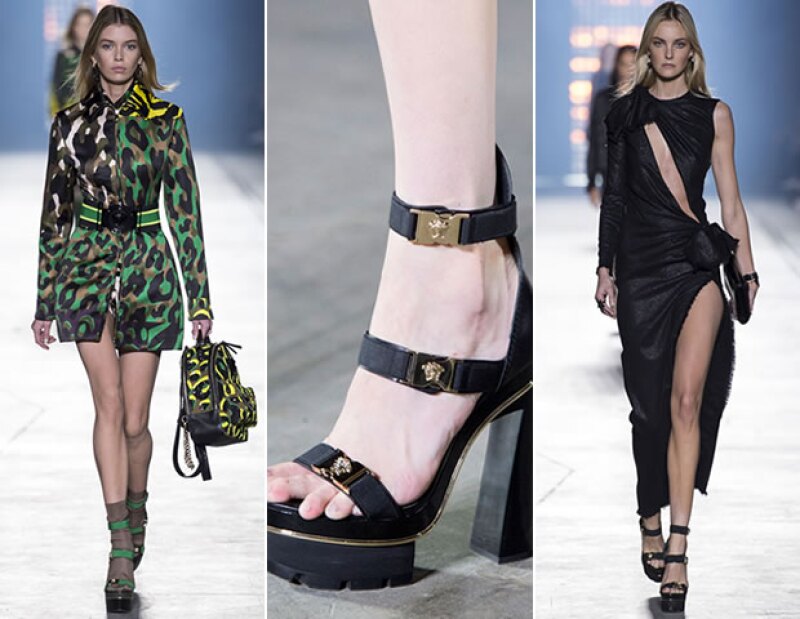 Versace le devuelve la sensualidad a la mujer en su colección.