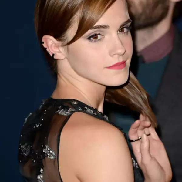 Emma en la fiesta de InStyle y Warner Bros. luego de los Golden del 2014.