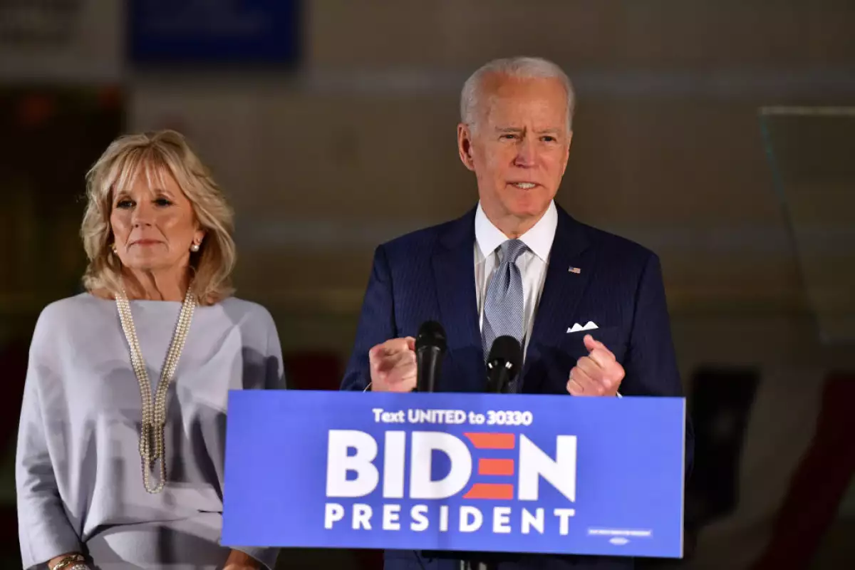 Presidential Candidate Joe Biden Makes Primary Night Remarks In Philadelphia