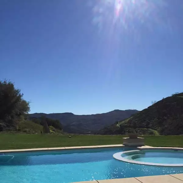 Una impresionante vista mientras de la que el hermano de Kim Kardashian disfrutaba.