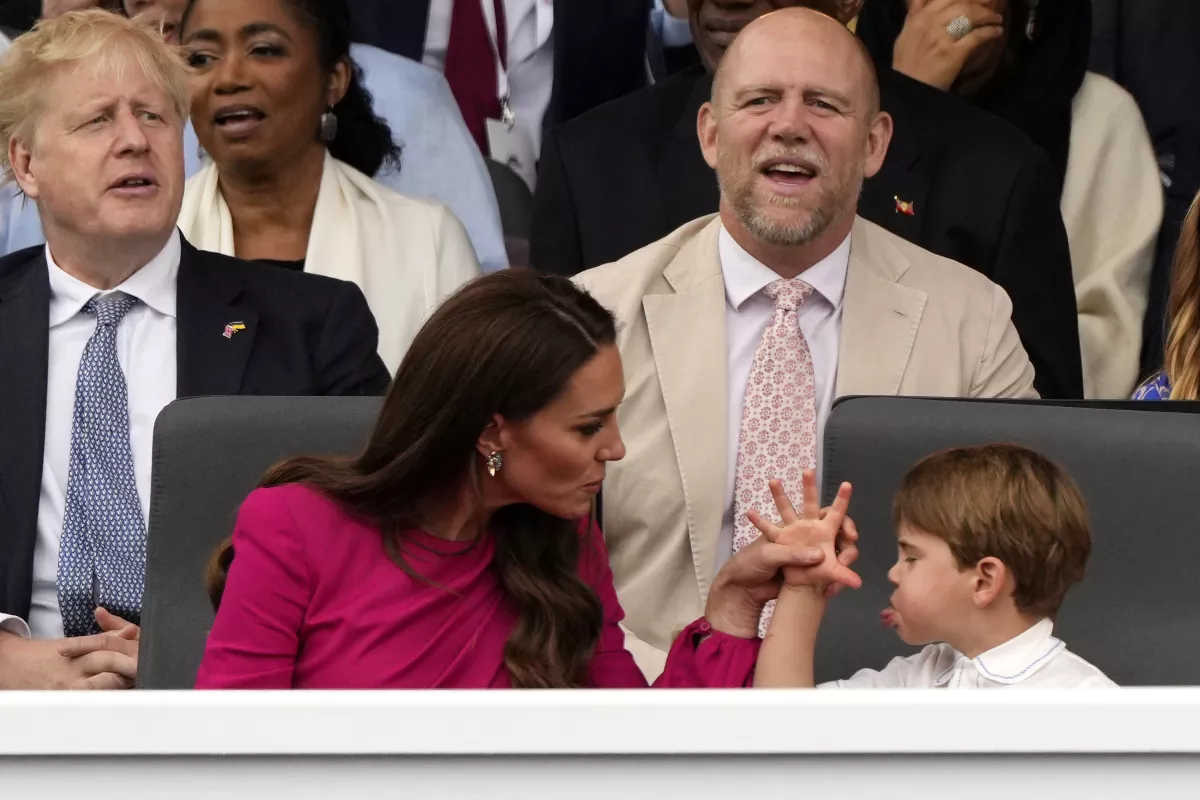 El príncipe Louis en el 'Platinum Jubilee' de 2022