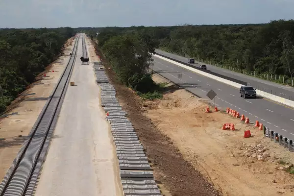 Tramo 4 del Tren Maya en construcción