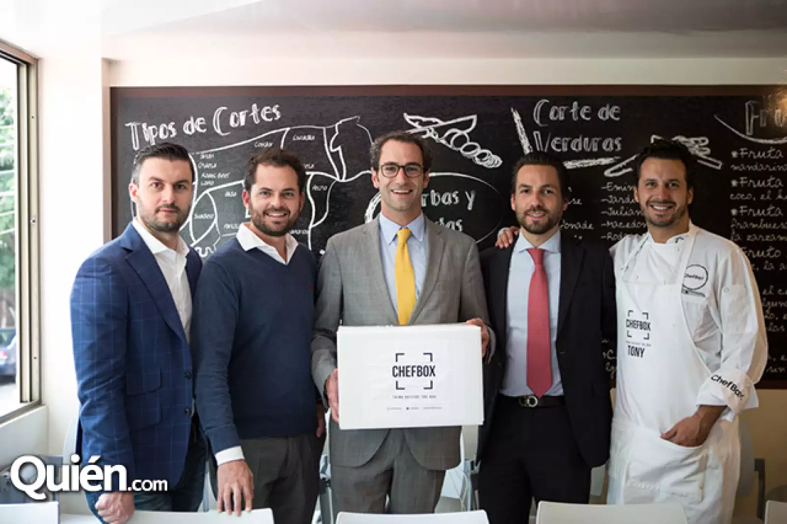 Sergio Amezcua, Ricardo Rivera, Pablo Martínez Conde, Federico Álvarez y Tony Gaudry