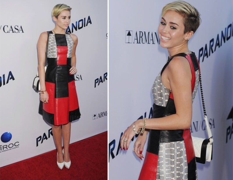 En la premiere de la película de su novio, "Paranoia".