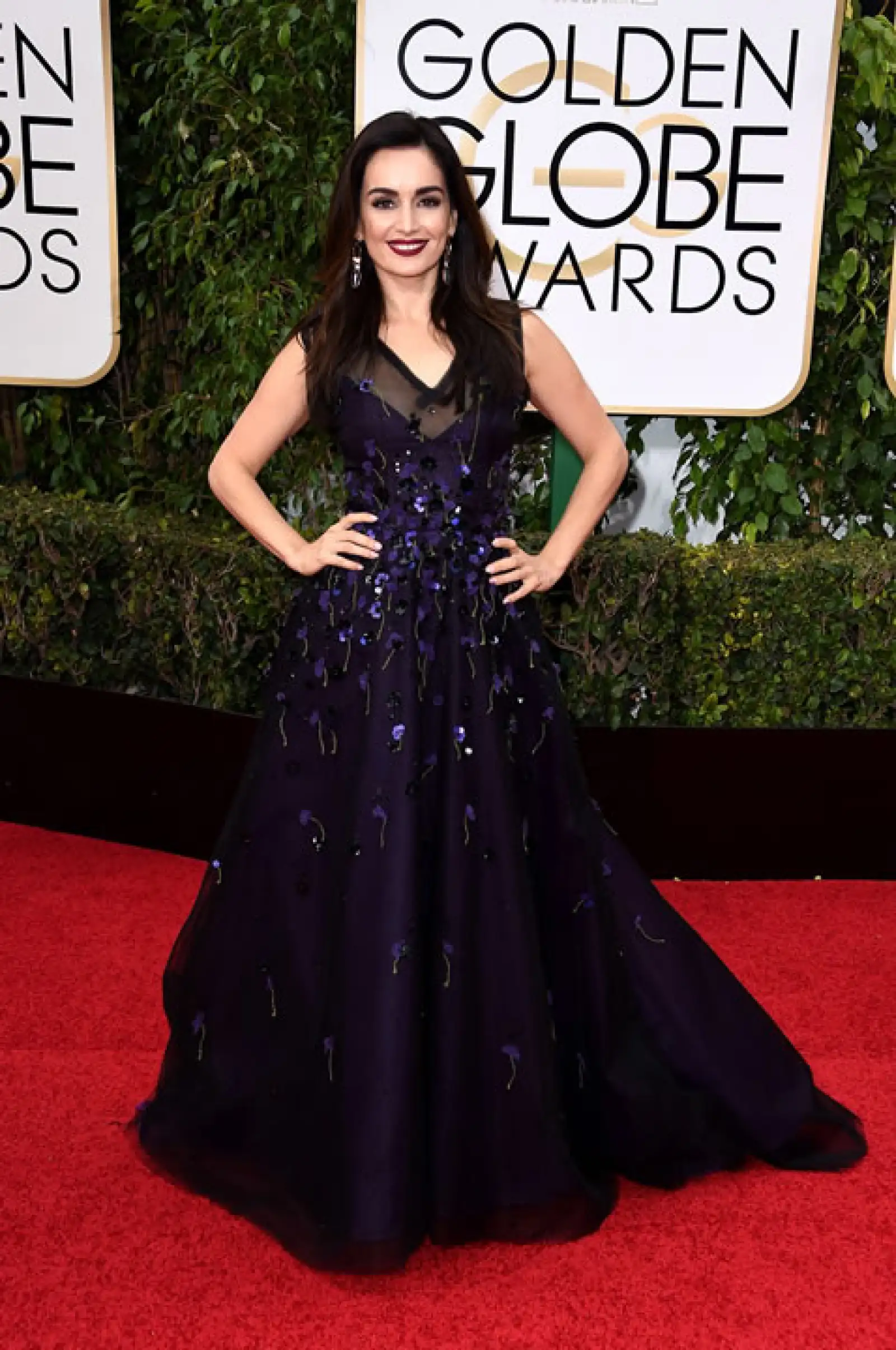 Ana de la Reguera en Carolina Herrera.