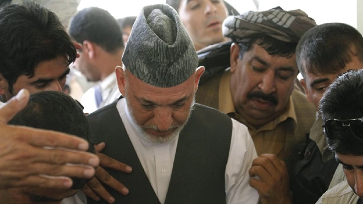 Afganistán - presidente Karzai - funeral