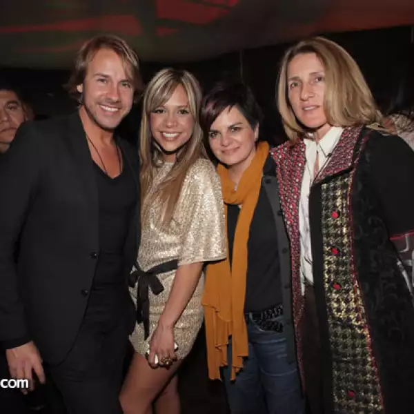 Carlos Gascón, Silvia Herrera, Delia González y Brigitte Le Docte