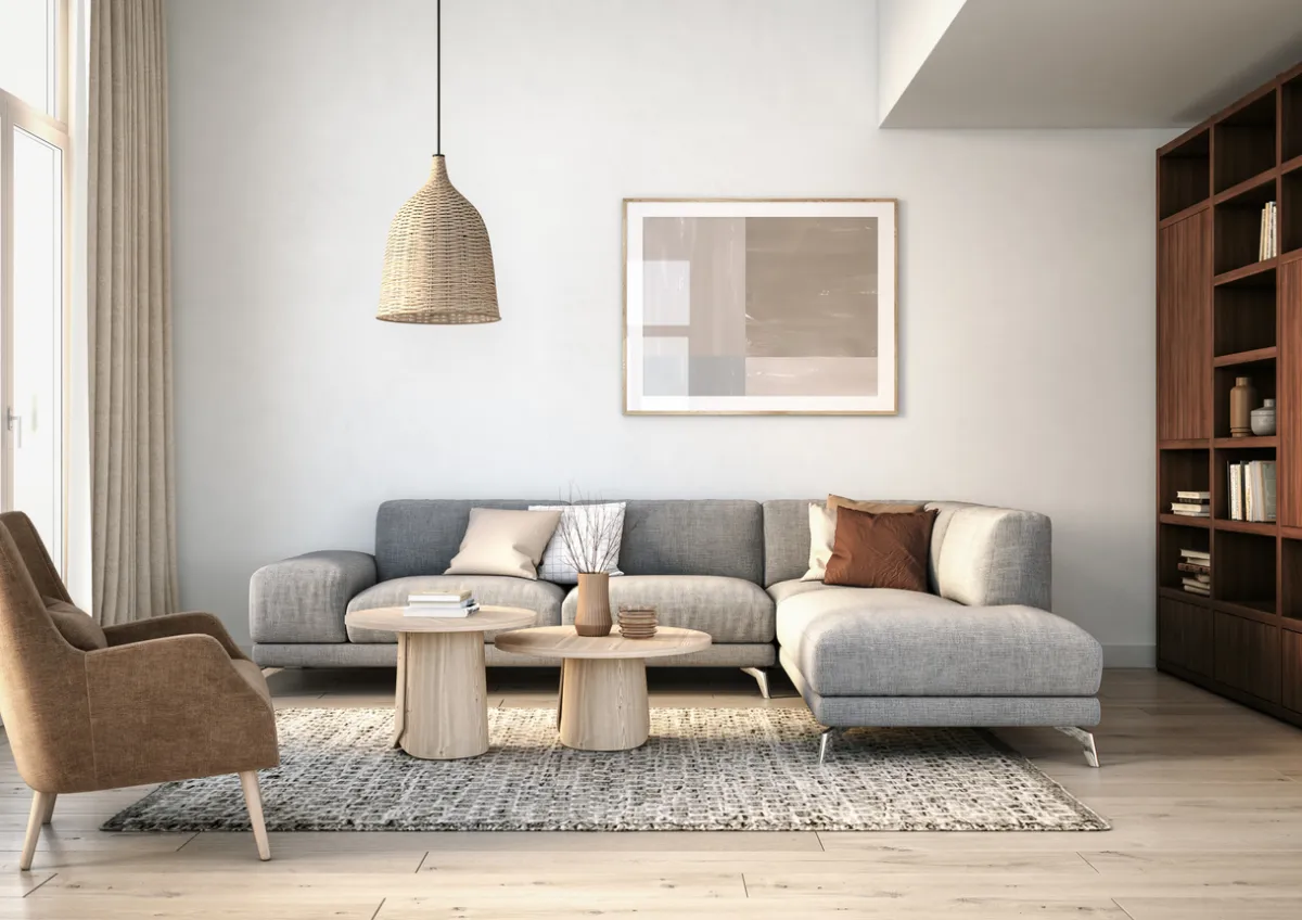 El combo perfecto: Gris claro con nude 
