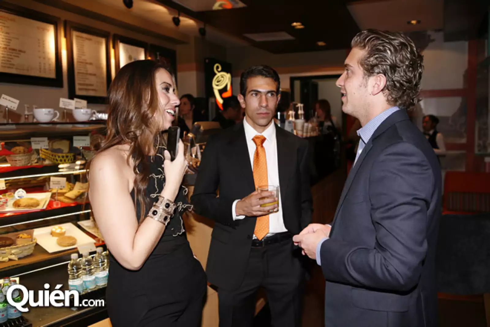 Michelle Mathelin, Abraham González y Alan Tawil