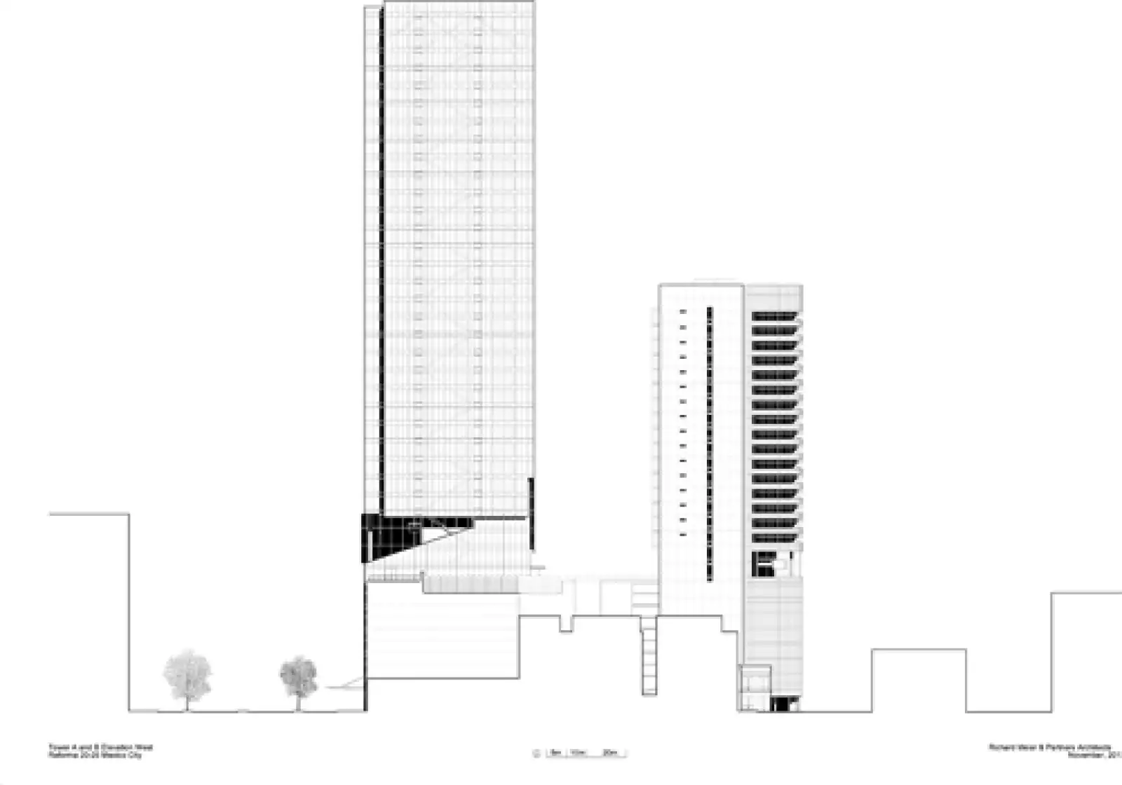 Reforma Towers elevation