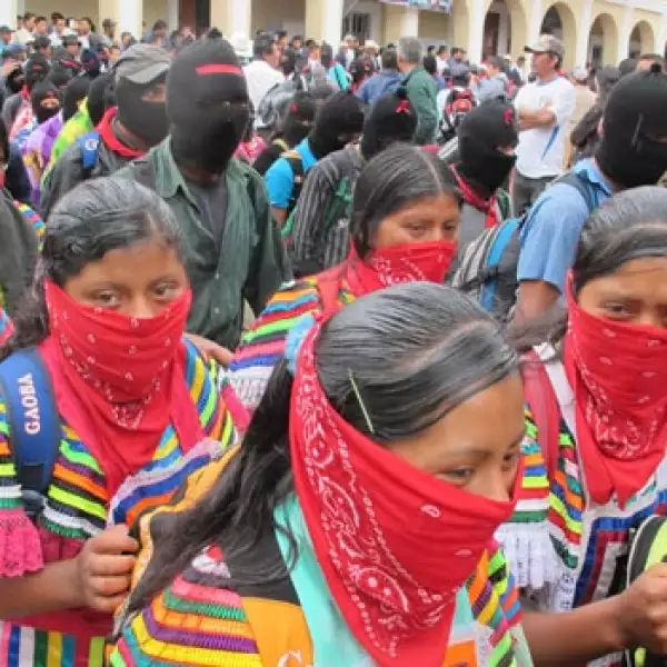 indigenas zapatistas en ocosingo