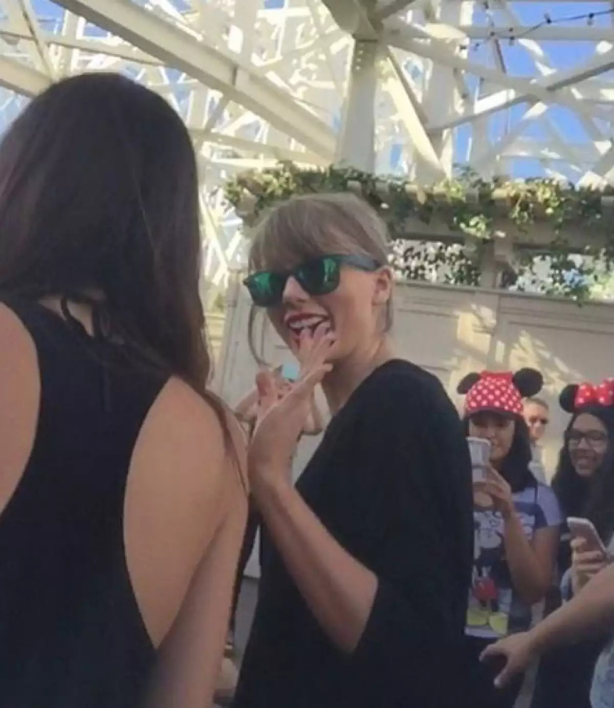 La cantante visitó Disneyland en compañía de Lily Aldridge y su hija Dixie.