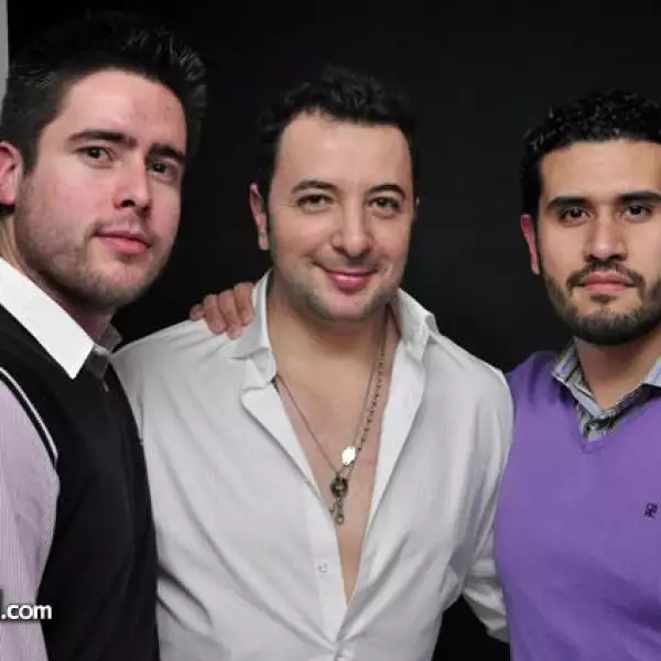 Pedro Quiñonez,Omar Strada y Mel Mendoza