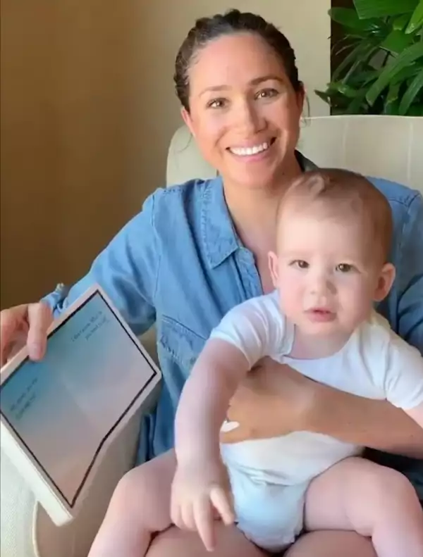 Maeghan Markle y Archie Harrison