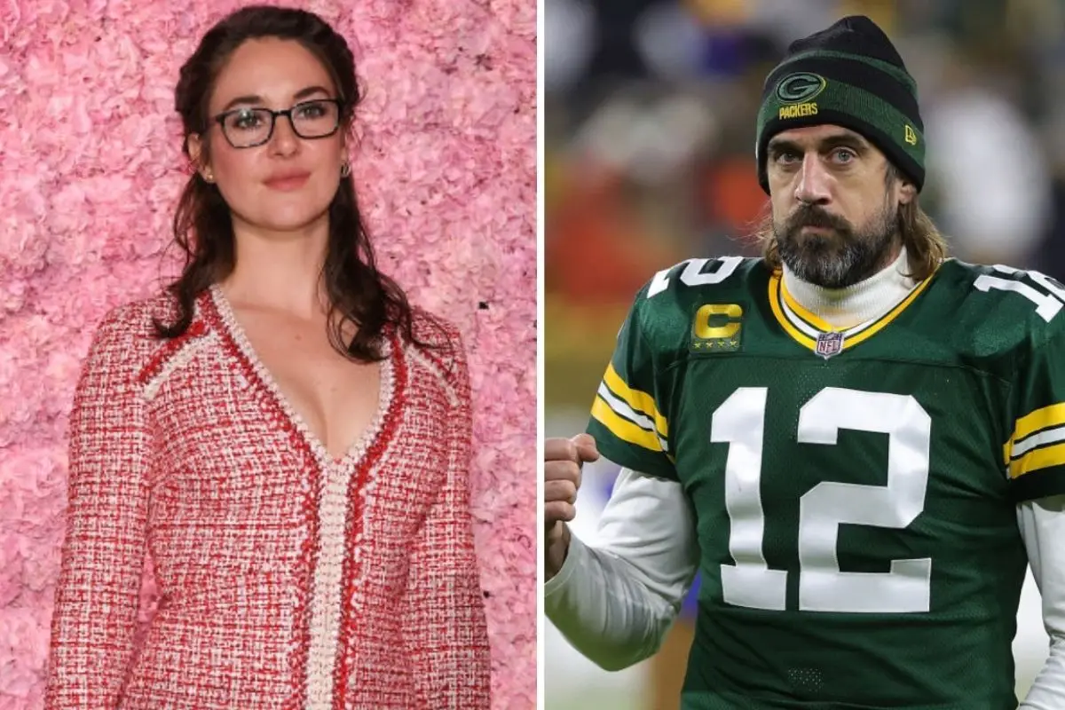 Shailene Woodley y Aaron Rodgers
